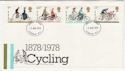 1978-08-02 Cycling Stamps London FDC (56977)