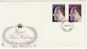 1972-11-20 Silver Wedding Stamps Enfield FDC (57010)