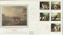 1991-01-08 Dogs Stamps Barking Essex cds FDC (57234)