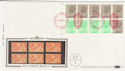 1983-04-05 1.46p Booklet Stamps NPM London EC1 FDC (57401)