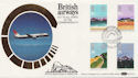 1983-03-09 C\'Wealth Day British Airways Silk FDC (57681)