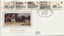 1984-07-31 Mailcoach Stamps London WC2 Silk FDC (57734)