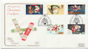 1997-10-27 Christmas Crackers Trafalgar Sq FDC (57975)