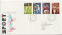 1980-10-10 Sport Stamps BUREAU FDC (58323)