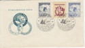 1950 Czechoslovakia Skiing Stamps FDC (58593)