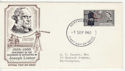 1965-09-01 Lister Centenary Stamp Northampton FDC (58659)