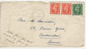 KGVI Stamps used on Envelope (59467)