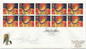 1998-11-02 Christmas Booklet Stamps Angel Bank FDC (59487)