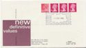 1981-09-02 Definitive Coil Stamps Windsor FDC (59604)