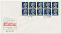 1988-10-11 Bklt GK2 Stamps Pane Windsor FDC (59662)