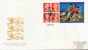1999-10-01 Rugby Label Pane Widnes FDC (59701)