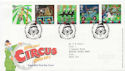 2002-04-09 Circus Stamps Clowne FDC (60007)