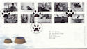 2001-02-13 Cats & Dogs Stamps Bureau FDC (60034)