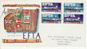 1967-02-20 EFTA Stamps Phos and Non Phos FDC (60421)