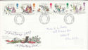 1993-11-09 Christmas Stamps Cardiff FDC (60567)