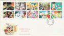 1993-02-02 Greetings Stamps Cardiff FDC (60573)