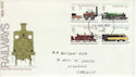 1975-08-13 Railways Stamps Cardiff FDC (60764)