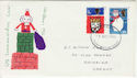 1966-12-01 Christmas Stamps Cardiff FDC (60779)