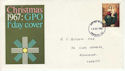 1967-10-18 Christmas Stamp Paddington FDC (60780)
