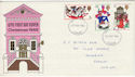 1968-11-25 Christmas Stamps Cardiff FDC (60791)