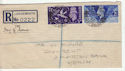 1946-06-11 KGVI Victory Stamps Lossiemouth FDC (60974)