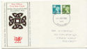 1976-01-14 Wales Definitive Stamp Gwent FDC (61090)
