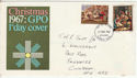 1967-11-27 Christmas Stamps Bethlehem FDC (61150)