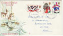 1968-11-25 Christmas Stamps Exeter FDC (61157)