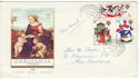 1968-11-25 Christmas Stamps Barrow In Furness cds FDC (61159)