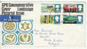 1966-05-02 Landscapes Stamps Cardiff FDC (61240)