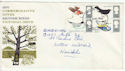 1966-08-08 Birds Stamps Exeter FDC (61245)