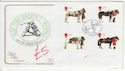 1997-07-08 Queens Horses Stamps Kenilworth FDC (61416)