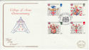 1984-01-17 Heraldry Stamps London WC1 FDC (61484)
