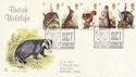 1977-10-05 British Wildlife Stamps Shrewsbury FDC (61494)