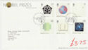 2001-10-02 Nobel Prizes Stamps T/House FDC (61586)