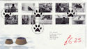 2001-02-13 Cats and Dogs Stamps Bureau FDC (61587)