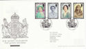 2002-04-25 Queen Mother Stamps London SW1 FDC (61605)