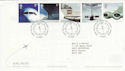2002-05-02 Airliners Stamps Heathrow Airport FDC (61621)