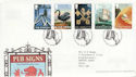 2003-08-12 Pub Signs Stamps T/House FDC (61650)