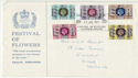 1977-07-15 Festival Of Flowers Jubilee Stamps Souv (61796)