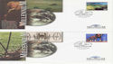 1999-09-07 Farmers Tales Stamp NFU London x4 FDC (61979)