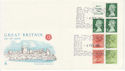 1980-02-04 50p Booklet Pane WINDSOR FDC (62057)