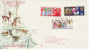 1969-11-26 Christmas Stamps Bournemouth FDC (62133)