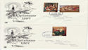 1967-10-18 Christmas Stamps + Nov Issue x2 FDC (62153)