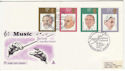 1980-09-10 Music Conductors Stamps London SW7 FDC (62164)