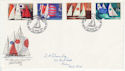 1975-06-11 Sailing Stamps RTYC RDYC Dorset FDC (62199)