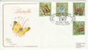1981-05-13 Butterflies Stamps Leicester FDC (62214)