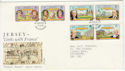 1982-06-11 Jersey Links with France Stamps FDC (62338)