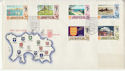 1969-10-01 Jersey Definitive Stamps FDC (62384)