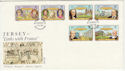 1982-06-11 Jersey Links with France Stamps FDC (62392)